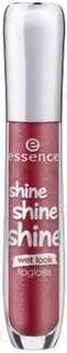 Domix, Блеск для губ Shine Shine Shine, 5 мл (17 оттенков) №21 deep red love Essence