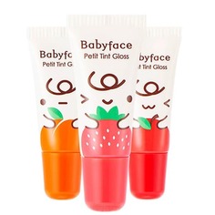 Domix, Babyface Petit Tint Gloss Блеск-тинт для губ Итс Скин, 8 г (3 тона), 8 г, 01 Apple (яблоко) It's Skin