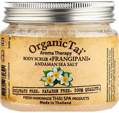 Domix, Скраб для тела Aroma Therapy Body Scrab "Frangipani" Andaman Sea Salt, 200 гр Organic Tai