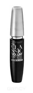Domix, Тушь для ресниц Volum Express Экстрачерная, 10 мл Maybelline