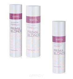 Domix, Otium Prima Blond Набор для светлых волос Эстель (шампунь, бальзам, спрей для волос), 250/200/200 мл Estel
