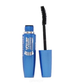 Domix, Тушь Volum Express Подкручивающая черная Curved Brush, 10 мл Maybelline
