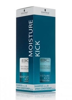 Schwarzkopf Professional, Набор Интенсивное увлажнение для сухих волос BC Moisture Kikc (Спрей-кондиционер+Шампунь), 250/200 мл