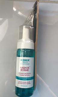 Domix, Набор: "Жидкое лезвие" Пенный экспресс Размягчитель для разрыхления и удаления натоптышей 170 мл + абразивная терка