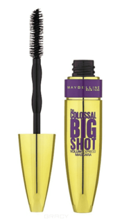 Domix, Тушь для ресниц Big shot wsh nu 01 черная, 10.7 мл Maybelline