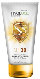 Hyalual, Солнцезащитный крем Face Cream Safe Sun SPF30, 50 мл