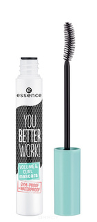 Domix, Тушь для ресниц You Better Work! Volume & Curl Mascara, 10 мл Essence