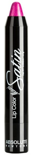 Domix, Помада-карандаш для губ Maxi Satin Lip Crayon (15 тонов) Fuchsia Absolute New York