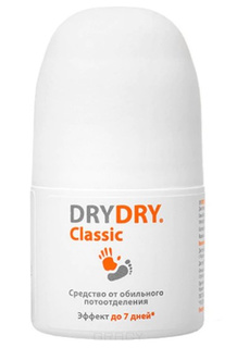 Dry Dry, Дезодорант-антиперспирант от обильного потоотделения Classic roll-on, 35 мл