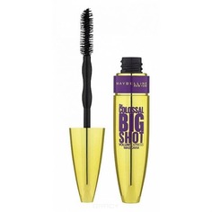 Domix, Тушь для ресниц Colossal, Big shot wsh nu 01 черная Maybelline