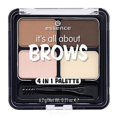 Domix, Тени для бровей Its All About Brows 4 in 1, 6.2 гр Essence
