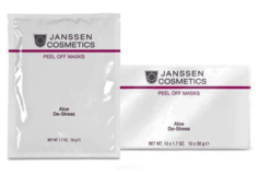 Janssen, Уcпокаивающая маска с алоэ и спирулиной Aloe De Stress, 30 гр