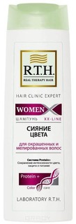 Domix, Шампунь Women "Сияние цвета", для окрашенных и мелированных волос, 250 мл RTH