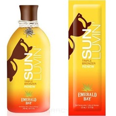 Domix, Темный тройной бронзатор Вкусная ягода Sun Luvin, 250 мл Emerald Bay