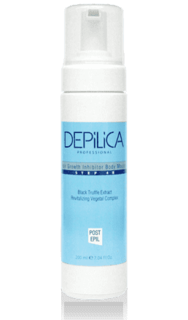 Depilica, Мусс для тела, замедляющий рост волос "Черный трюфель" Black Truffle Hair Growth Inhibitor Mousse, 200 мл