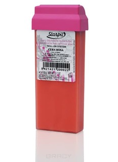 Domix, Воск в картридже Розовый для средних и жестких волос Cera Rosa, 110 гр Starpil