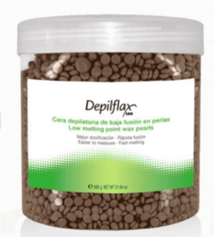 Domix, Воск горячий в гранулах Шоколад EXTRA для очень сухой кожи, 600 гр Depilflax