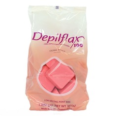 Domix, Воск горячий в дисках Розовый EXTRA для любого типа волос, 500 гр Depilflax