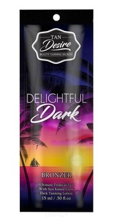 Tan Desire, Лосьон для загара с бронзатором Delighful Dark, 250 мл