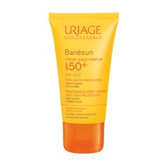 Uriage, Солнцезащитный крем без ароматизаторов SPF50+ Bariesun, 50 мл