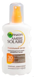Domix, Солнцезащитный спрей Идеальный Загар SPF 30, 200 мл Garnier