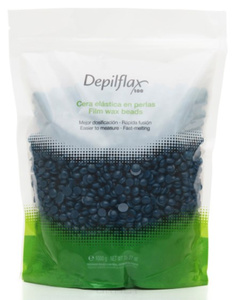 Depilflax, Пленочный воск синий в гранулах Blue Film Wax, 250 гр
