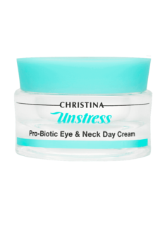 Domix, Unstress Probiotic Day Cream Eye & Neck Дневной крем пробиотического действия для кожи вокруг глаз и шеи SPF 8 Кристина, 30 мл Christina