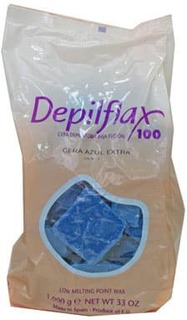 Domix, Воск горячий в дисках Азуленовый EXTRA для любого типа волос, 500 гр Depilflax