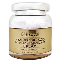 Domix, Hyaluronic Acid Intensive Revitalizing Cream Крем для лица с гиалуроновой кислотой, омолаживающий, 50 гр La Soyul