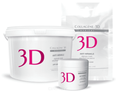 Domix, Альгинатная маска для лица и тела Anti Wrinkle с экстрактом спирулины, 30 г Collagene 3D