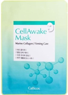Domix, Маска для лица с морским коллагеном, подтягивающая CellAwake Marine Collagen, 25 гр Callicos