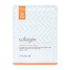 Domix, Collagen Nutrition Mask Sheet Тканевая маска для лица Итс Скин Коллаген, 17 г It's Skin