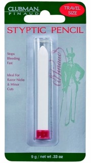 Domix, Кровоостанавливающий карандаш (стик) Styptic Pencil, 9 г (дорожный вариант) Clubman