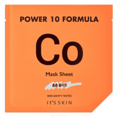 Domix, Power 10 Formula Mask Sheet CO Тканевая маска коллагеновая Итс Скин, 25 мл It's Skin