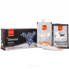 Domix, Набор для лица Бриллиант Diamond Facial Kit, 60 гр Vlcc