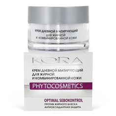 Domix, Крем дневной матирующий для комбинированной и жирной кожи, 50 мл КОРА