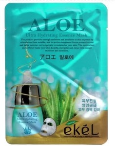 Domix, Aloe Ultra Hydrating Essence Mask Маска тканевая с экстрактом алоэ вера, 25 гр Ekel
