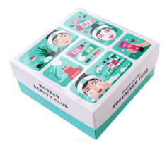Domix, Korean care box set (S) Коробка малая "Корейский уход" (с продуктами) It's Skin