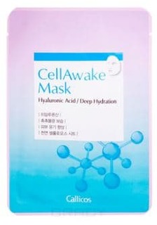 Domix, Маска для лица с гиалуроновой кислотой, увлажняющая CellAwake Hyaluronic Acid, 25 гр Callicos