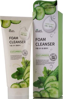 Ekel, Cucumber Foam Cleanser Пенка для умывания с экстрактом огурца, 180 мл