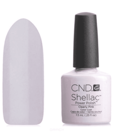 CND (Creative Nail Design), Гель-лак UV Shellac шеллак (58 оттенков) 023 Clearly Pink