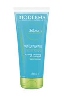 Domix, Очищающий гель мусс без помпы Sebium, 200 мл Bioderma