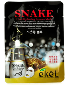 Ekel, Snake Ultra Hydrating Essence Mask Маска тканевая с пептидом змеиного яда