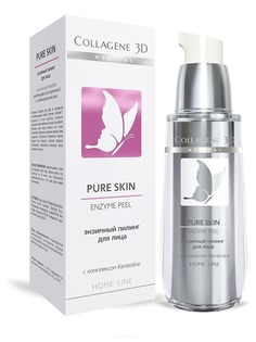 Domix, Гель-пилинг для лица энзимный Pure Skin для нормальной и комбинированной кожи, 50 мл Collagene 3D