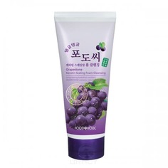 Domix, Пенка для умывания с экстрактом виноградных косточек Grapestone Keratin Scaling Foam Cleansing, 180 мл Fooda Holic