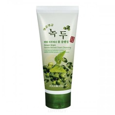 Domix, Пенка для умывания с экстрактом бобов Green Gram Gentle Refreshing Foam Cleansing, 180 мл Fooda Holic