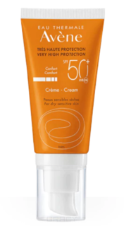 Domix, Солнцезащитный крем SPF 50+ без отдушек, 50 мл Avene