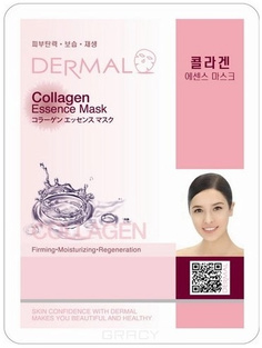 Domix, Тканевая маска коллаген Collagen Essence Mask, 23 мл Dermal