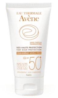 Domix, Солнцезащитный крем с SPF 50+ с минеральным экраном, 50 мл Avene