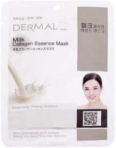 Domix, Тканевая маска молочные протеины и коллаген Milk Collagen Essence Mask, 23 мл Dermal